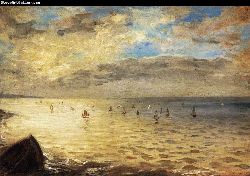 Eugene Delacroix The Sea from the Heights of Dieppe